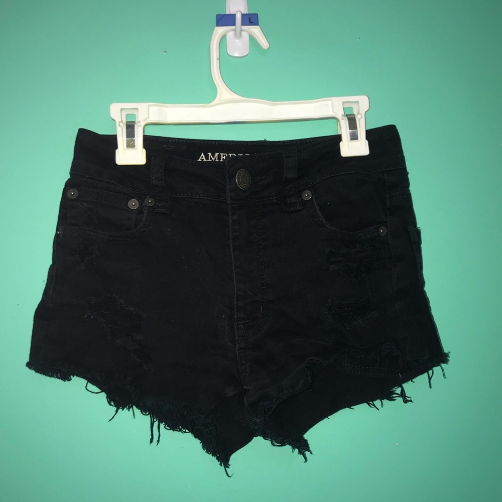 American Eagle High Waisted Jean Shorts